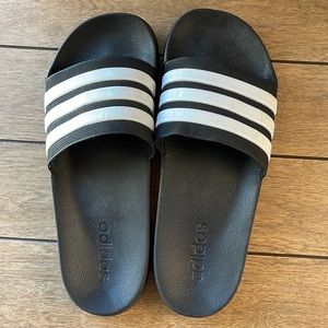 Adidas Cloudfoam Slides - Men’s 10